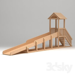Other architectural elements - Children__39_s hills_ wooden 