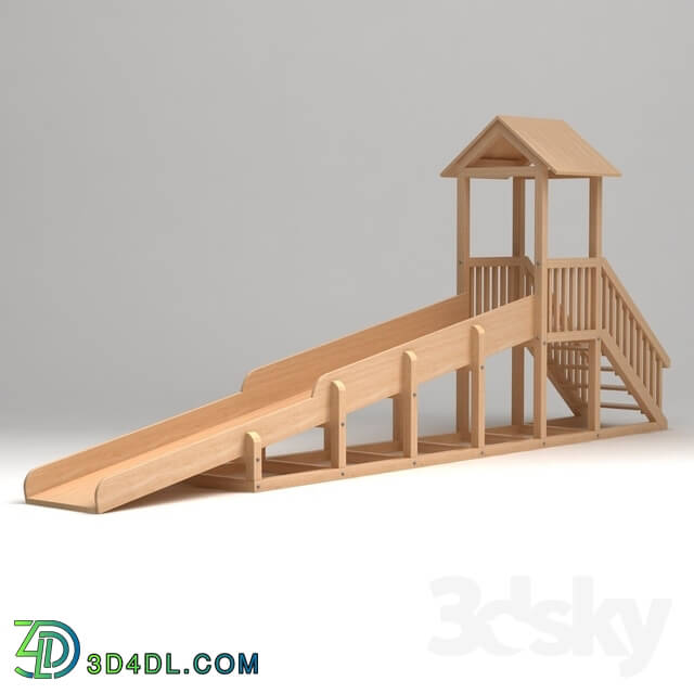 Other architectural elements - Children__39_s hills_ wooden