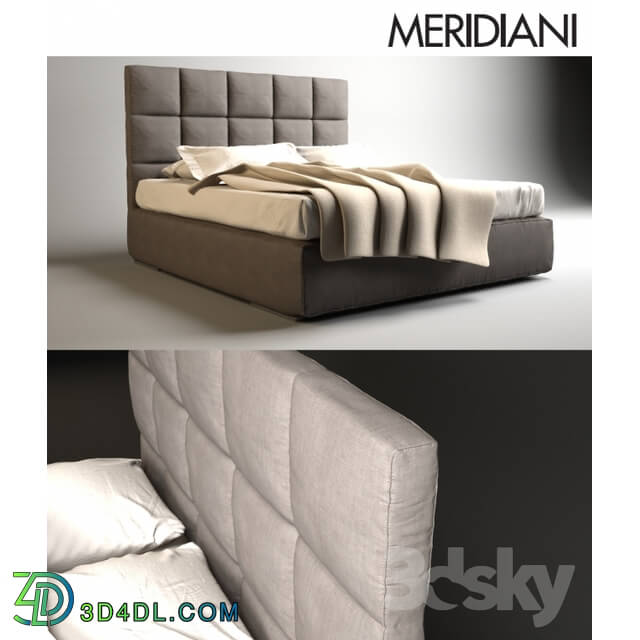 Bed - meridiani _  bardot bed