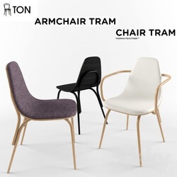 Chair - Ton chair tram_ armchair tram 