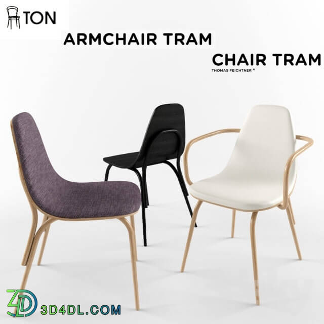 Chair - Ton chair tram_ armchair tram