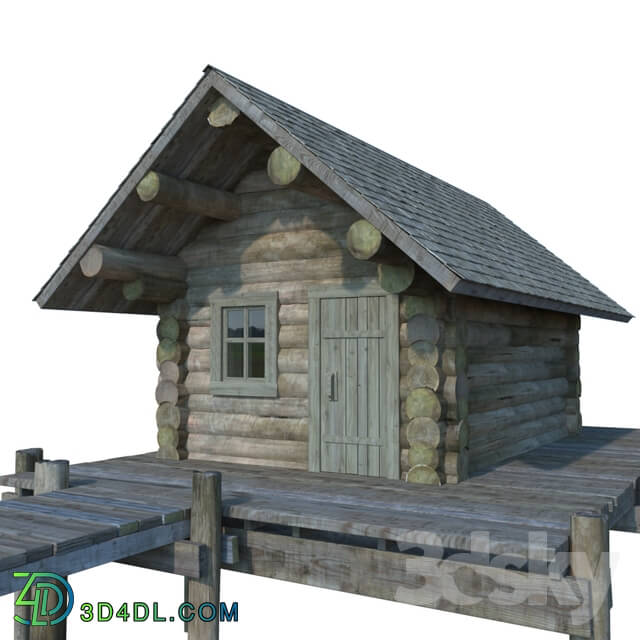 Building - House with a dock