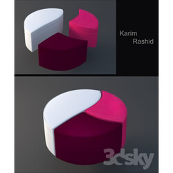 Other soft seating - Pouf_ designer Karim Rashid 