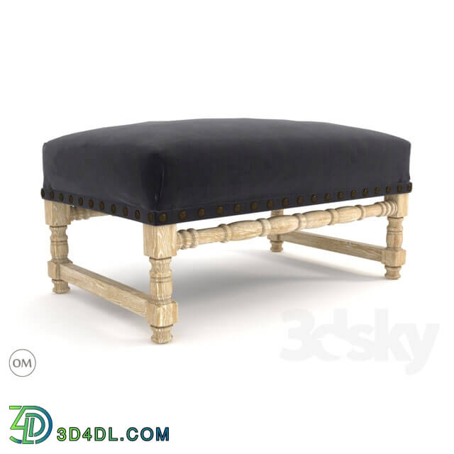 Other soft seating - Antwerpen _f_ slate velvet bench 7801-1111 FS