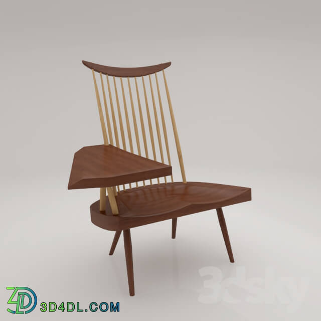 Chair - CN103 Lounge Arm Chair by George Nakashima