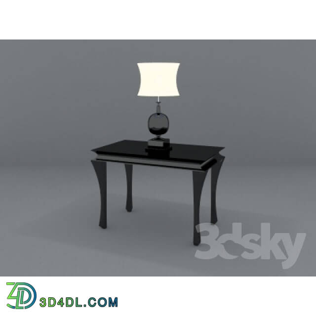 Table - Bedside table and lamp Zante Cigno Smania company