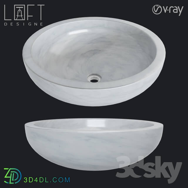 Wash basin - Sink LoftDesigne 3351 model