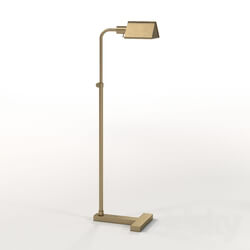 Floor lamp - Brass floor lamp 
