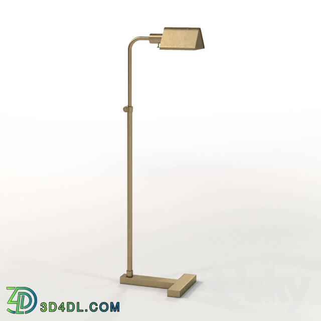 Floor lamp - Brass floor lamp