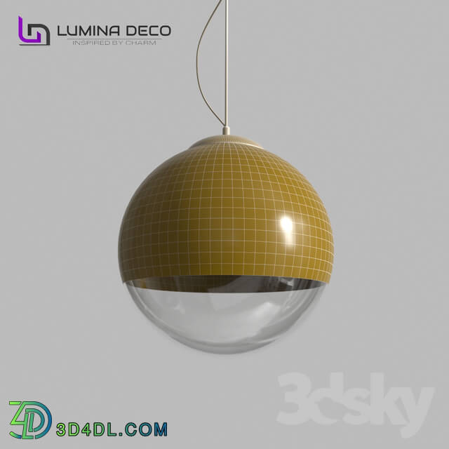 Ceiling light - _OM_ Pendant lamp Lumina Deco Ibiza LDP 108 R.GD