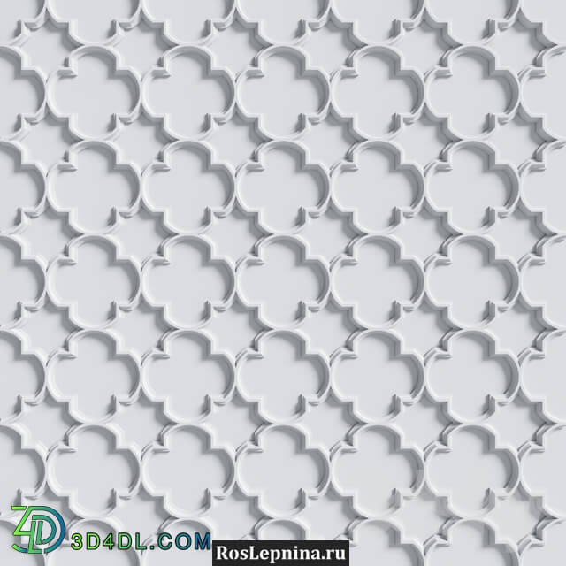 Decorative plaster - OM Modular Composition STARS by RosLepnina