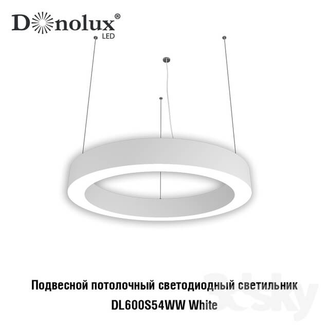 Ceiling light - Suspended _ Surface mounted LED lamp Donolux DL600C54WW