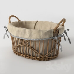 Other decorative objects - Basket with handles 