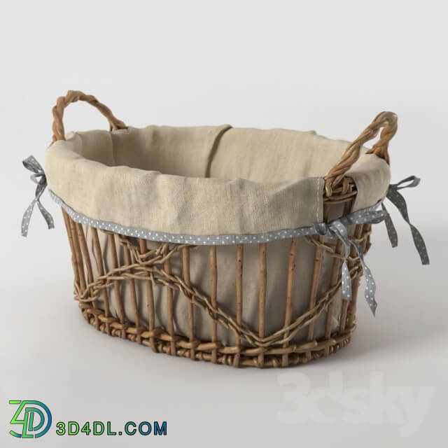 Other decorative objects - Basket with handles