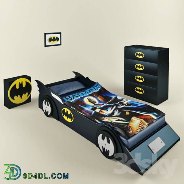 Bed - Children_s Batmobile