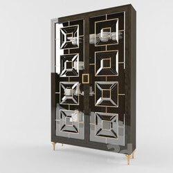 Wardrobe _ Display cabinets - Cupboard-showcase Art Deco 