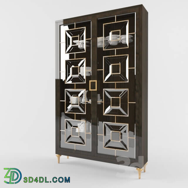 Wardrobe _ Display cabinets - Cupboard-showcase Art Deco