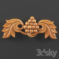 Decorative plaster - wood carving 