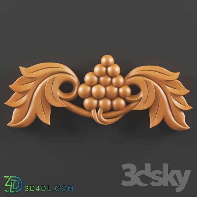 Decorative plaster - wood carving