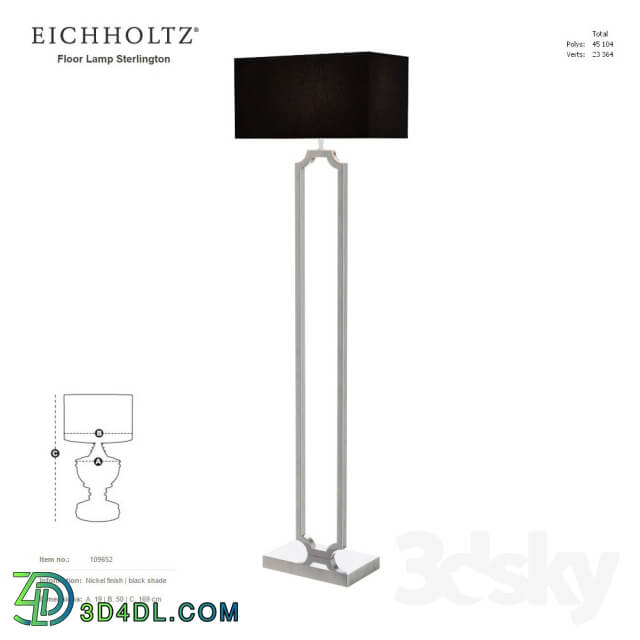 Floor lamp - EICHHOLTZ Floor Lamp Sterlington 109652