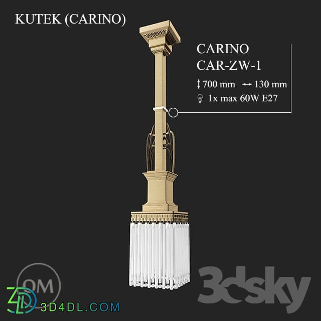 Ceiling light - KUTEK _CARINO_ CAR-ZW-1