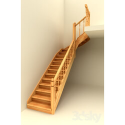 Staircase - Stairs wooden 