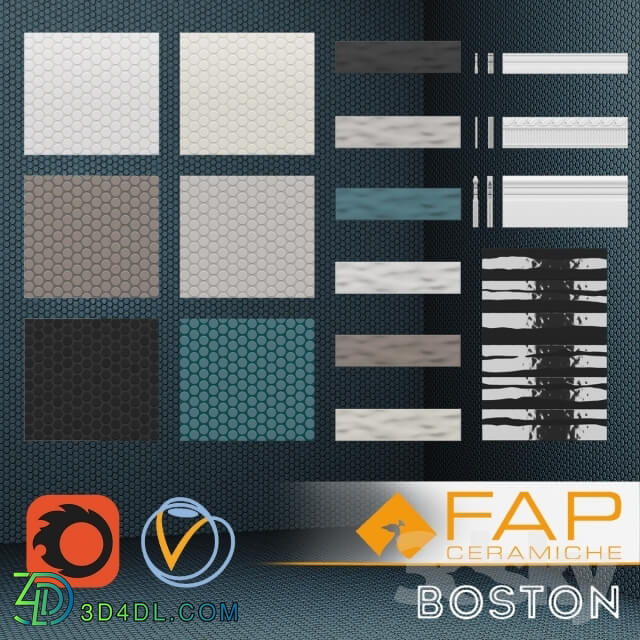 Bathroom accessories - Fap ceramiche BOSTON complete catalog