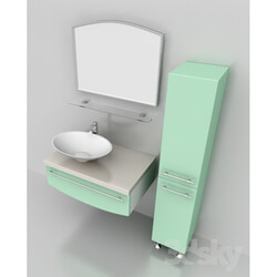 Bathroom furniture - Typefaces for bath Saverita 