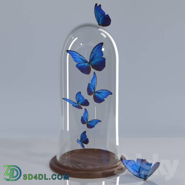 Other decorative objects - Butterflies in the flask