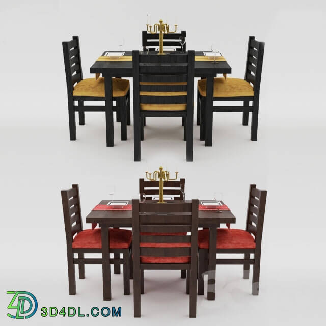 Table _ Chair - dining tables set 3