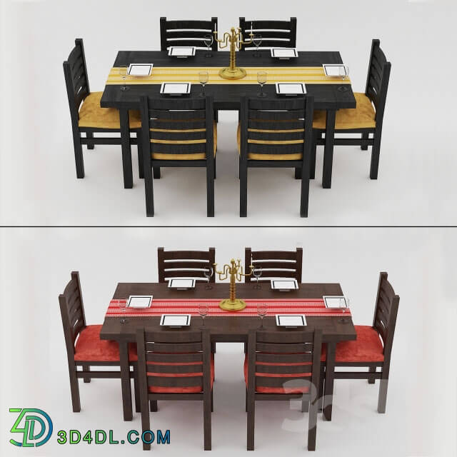 Table _ Chair - dining tables set 3