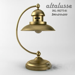 Table lamp - Table lamp Altalusse INL-5027T-01 Brushed Gold 