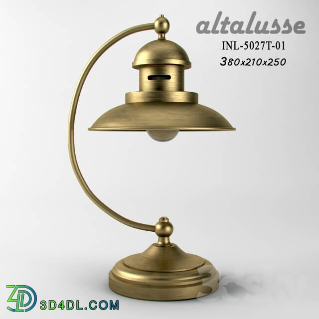 Table lamp - Table lamp Altalusse INL-5027T-01 Brushed Gold