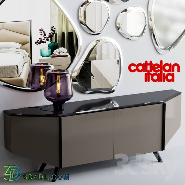 Sideboard Chest of drawer Cattelan Hawaii and Stadard Northern Lighting
