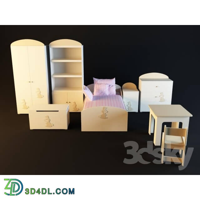 Full furniture set - rabbit