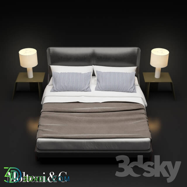 Bed - Fulham by Molteni