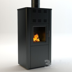 Fireplace - pellet stove 