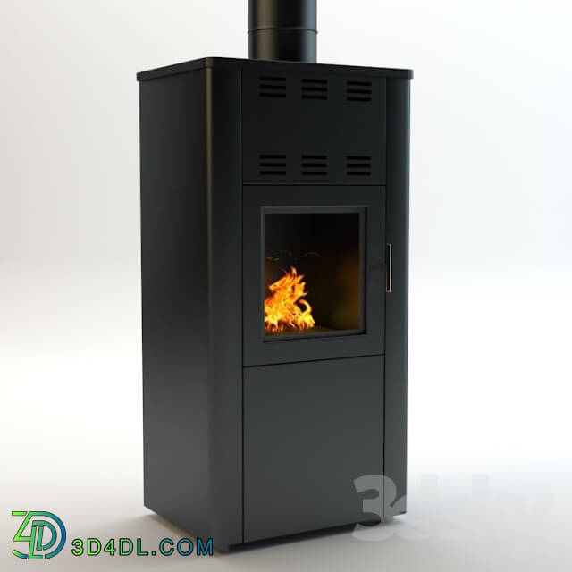 Fireplace - pellet stove