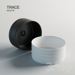 Wash basin - TRACE 40xh18 