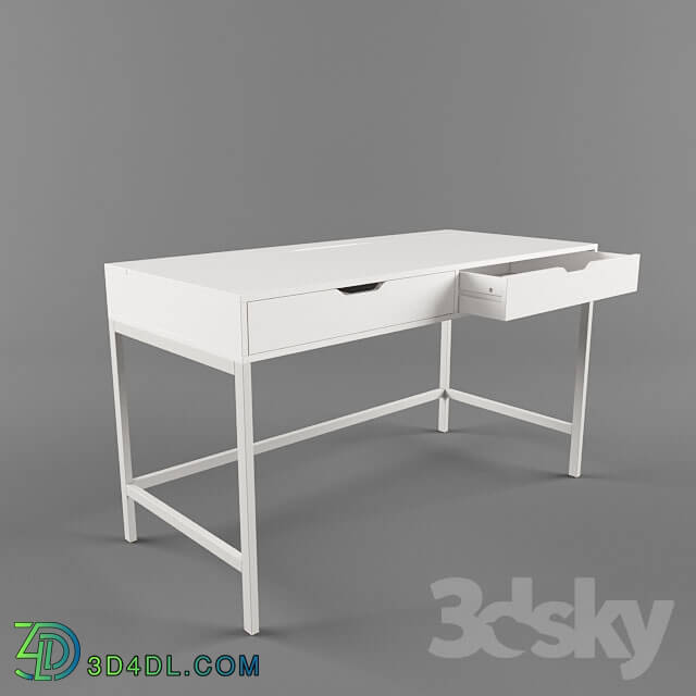 Table - IKEA_ writen ALEX table_ white