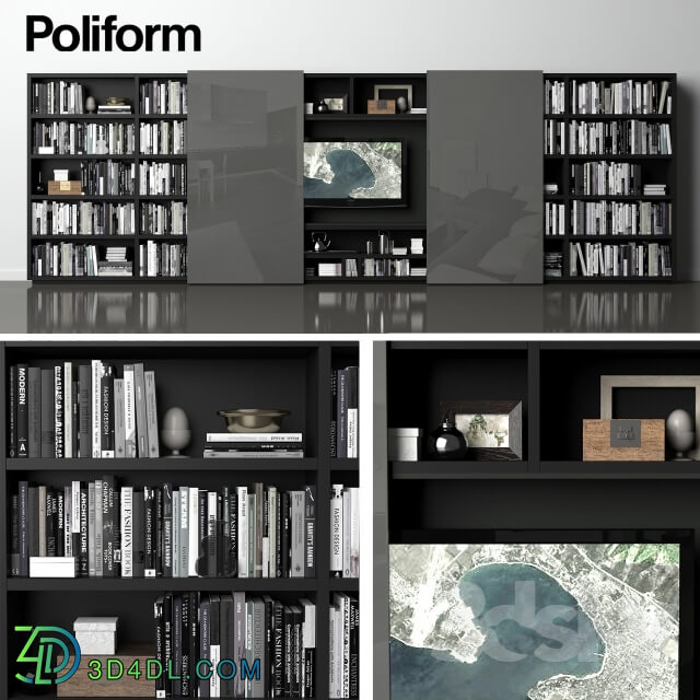 Wardrobe _ Display cabinets - Varenna_Poliform_DAY_SYSTEM_19