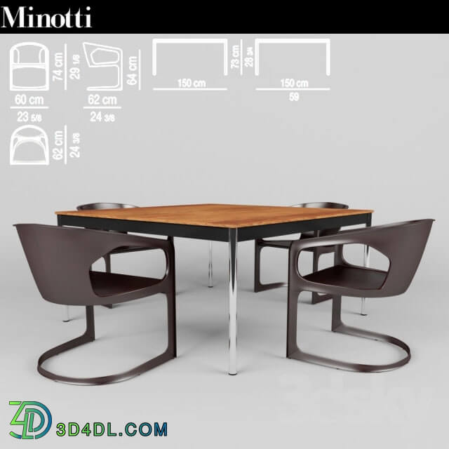 Table _ Chair - Minotti