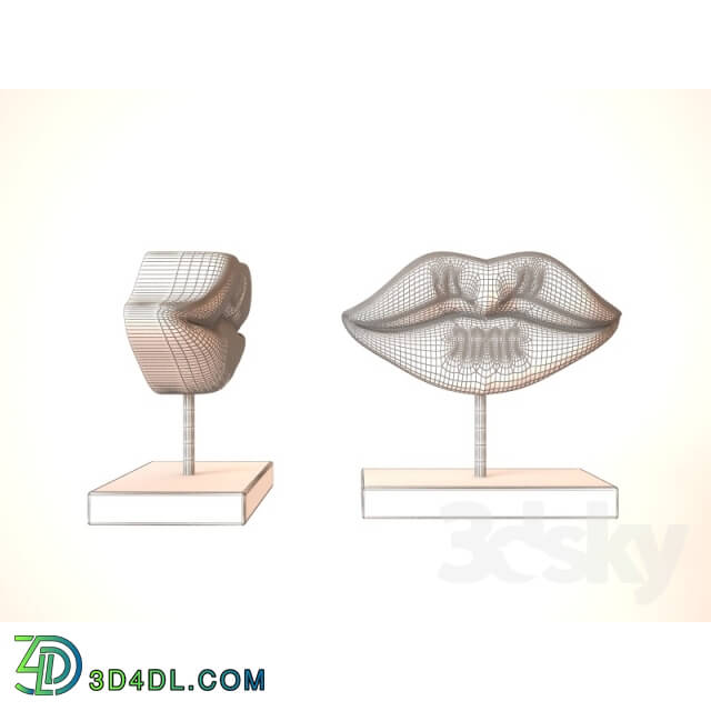 Sculpture - Figurine Lips _COSMO_