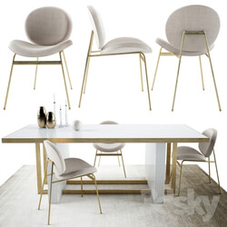 Table _ Chair - Jane Dinning Chair and Whitney Dining Table by West elm Collection 