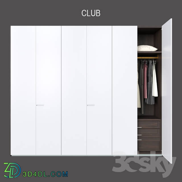 Wardrobe _ Display cabinets - POLIFORM WARDROBES CLUB 2