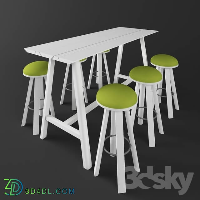 Table _ Chair - CAFE TABLE