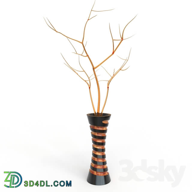 Vase - Vase with decor