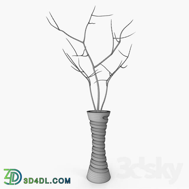 Vase - Vase with decor