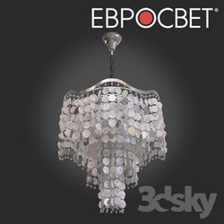 Ceiling light - OM Chandelier with Bogate__39_s Mother of Pearl 279_6 Shelly 