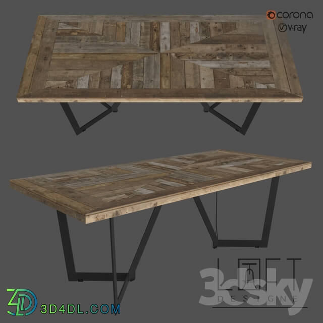 Table - Table Loftdesigne 6960 model